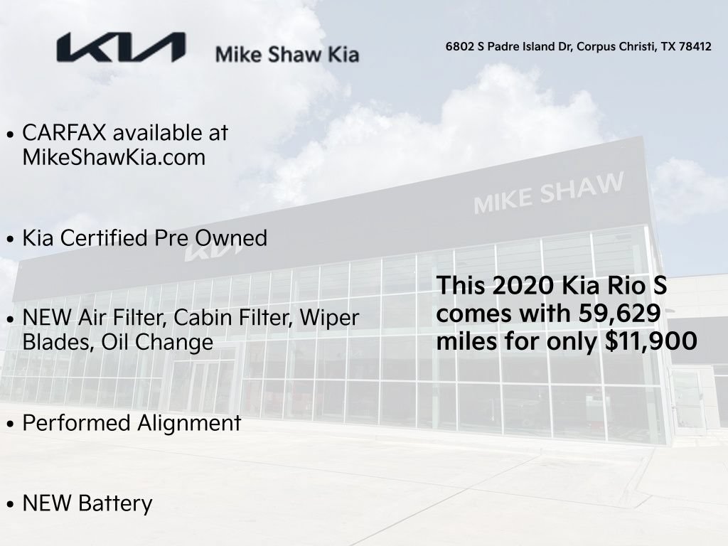 Used 2020 Kia Rio S FWD image 3