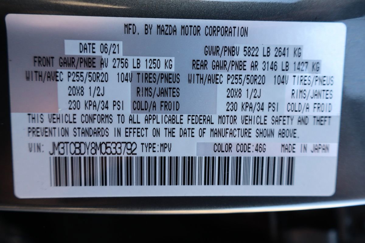 Used 2021 MAZDA CX-9 Grand Touring AWD/4WD image 49