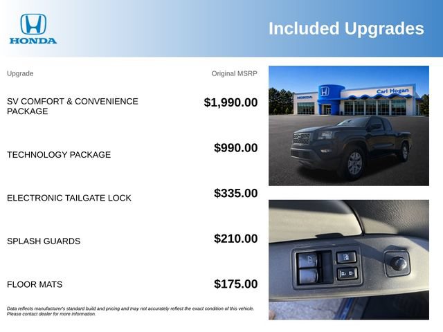 Used 2022 Nissan Frontier SV RWD image 3