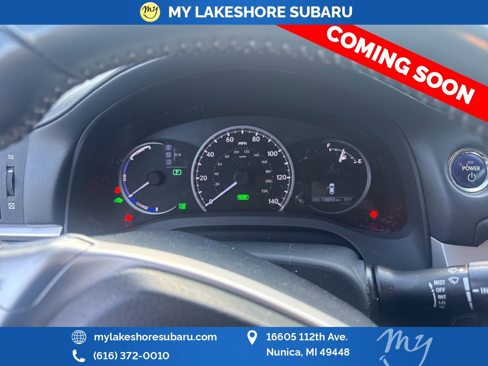 Used 2013 Lexus CT 200h w/ Premium Pkg w/Backup Camera FWD image 13