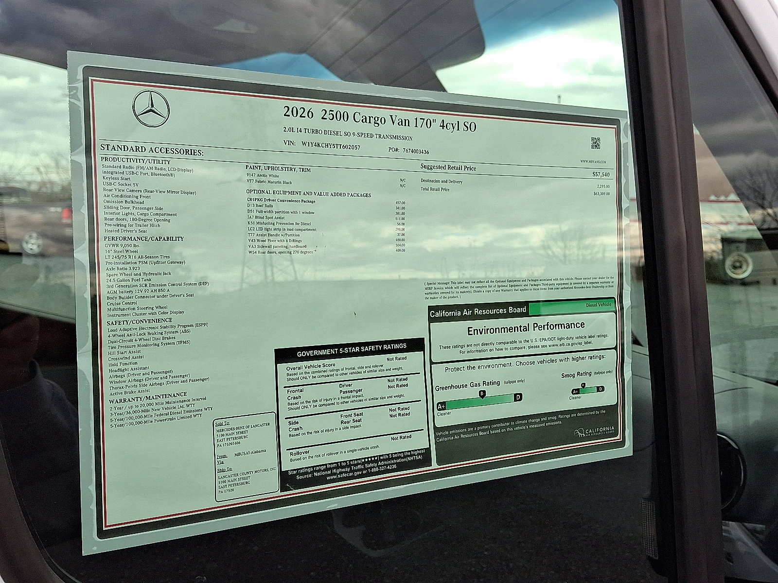 New 2026 Mercedes-Benz Sprinter 2500 image 23