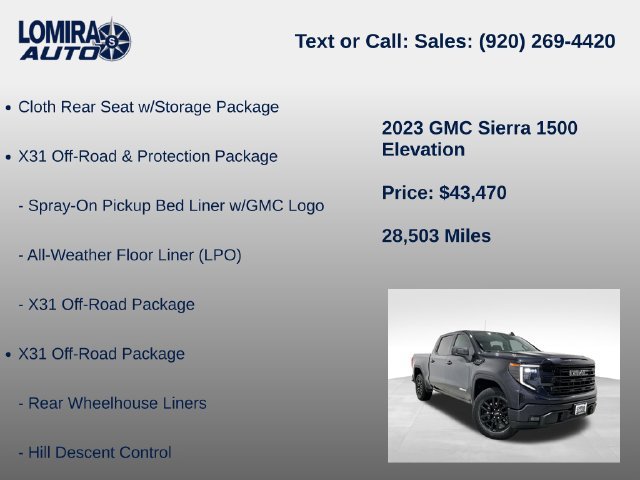 Used 2023 GMC Sierra 1500 Elevation AWD/4WD image 8