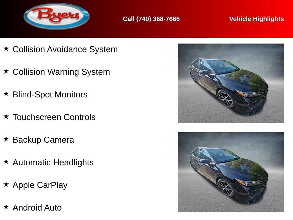 Used 2024 Toyota Camry SE w/ Audio Upgrade Package FWD image 12