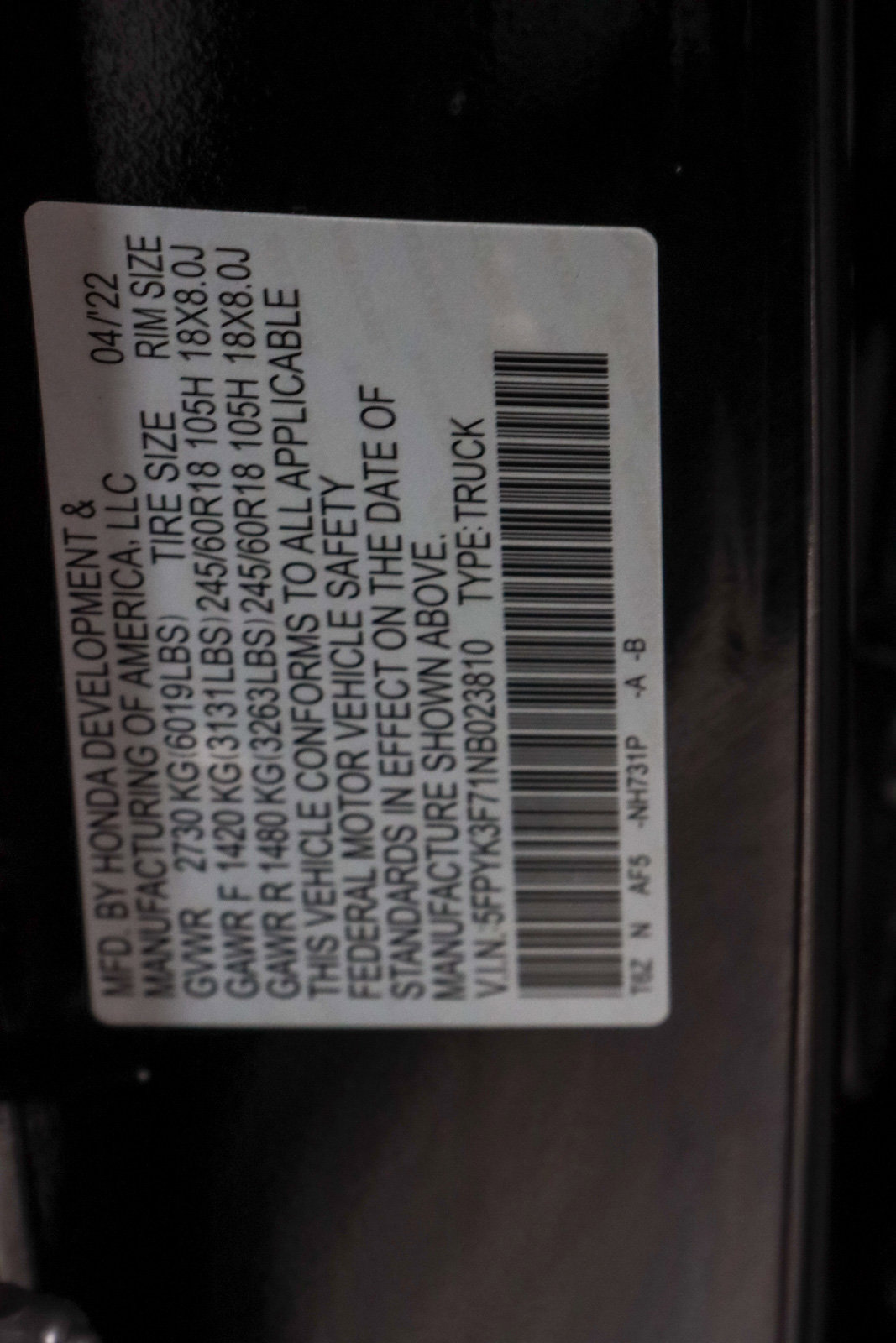 Used 2022 Honda Ridgeline RTL-E image 32