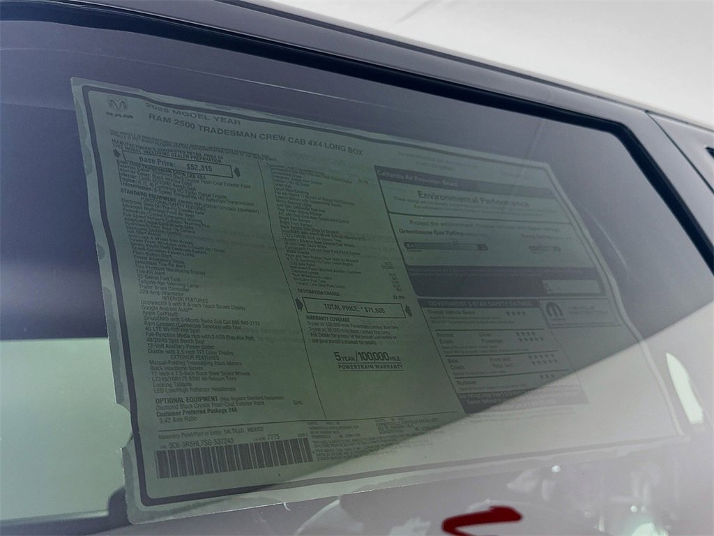 New 2025 RAM 2500 Tradesman image 21