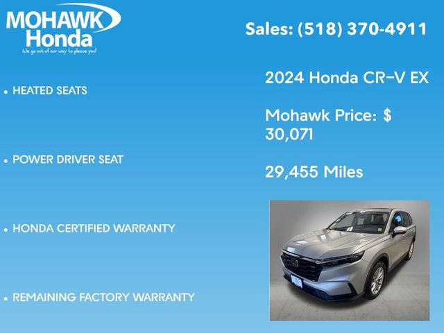 Certified 2024 Honda CR-V EX image 14
