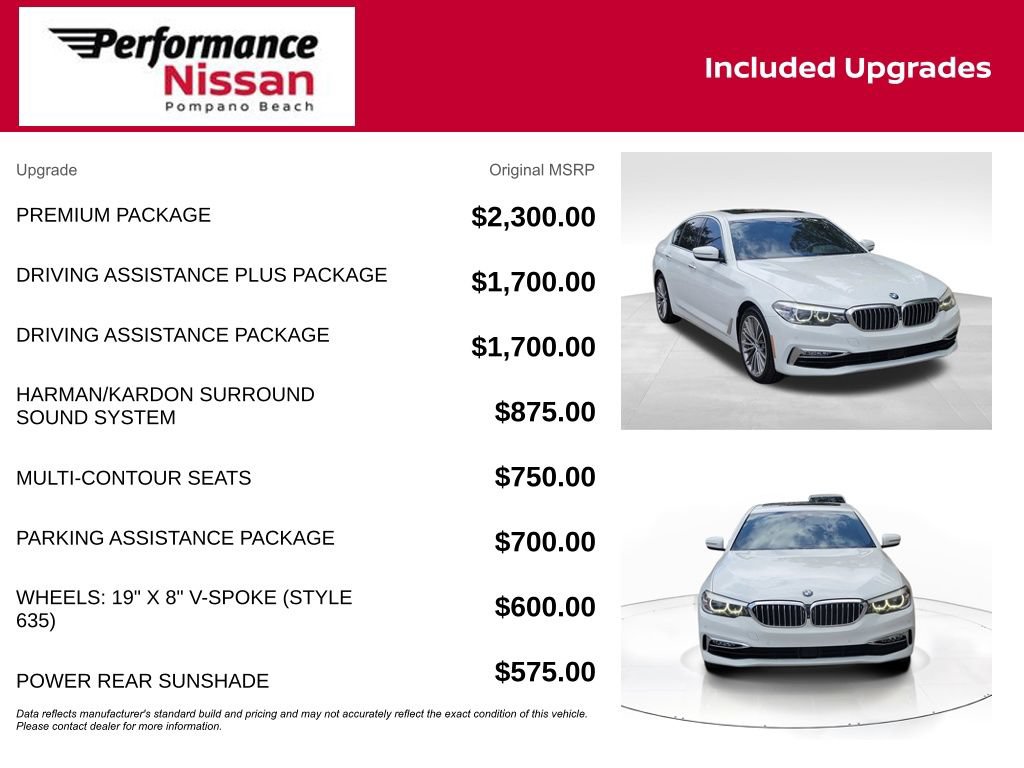 Used 2018 BMW 540i RWD image 7