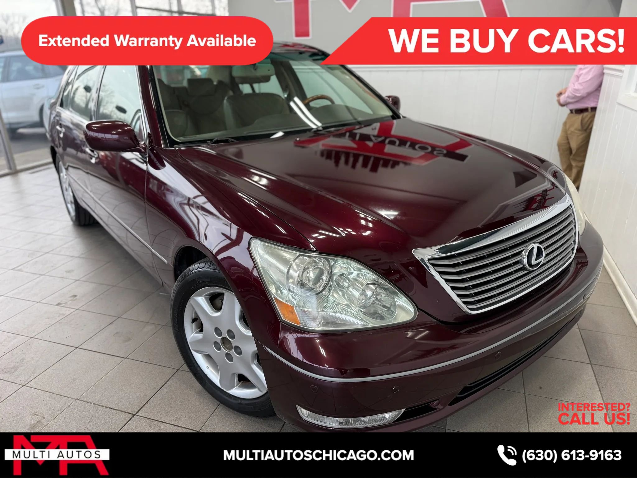 Used 2004 Lexus LS 430 LS 430 Sedan 4D image 3