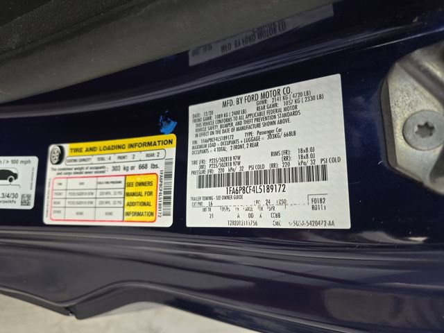 Used 2020 Ford Mustang GT RWD image 48