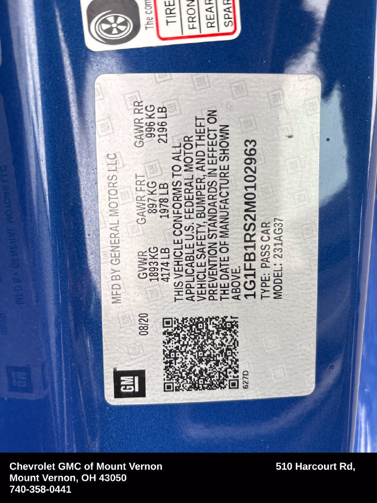 Used 2021 Chevrolet Camaro LT RWD image 31