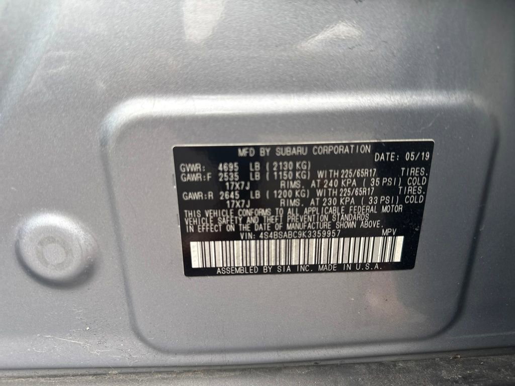 Used 2019 Subaru Outback 2.5i image 26