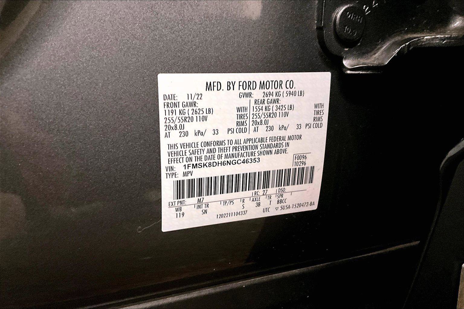 Used 2022 Ford Explorer XLT w/ Equipment Group 202A image 34