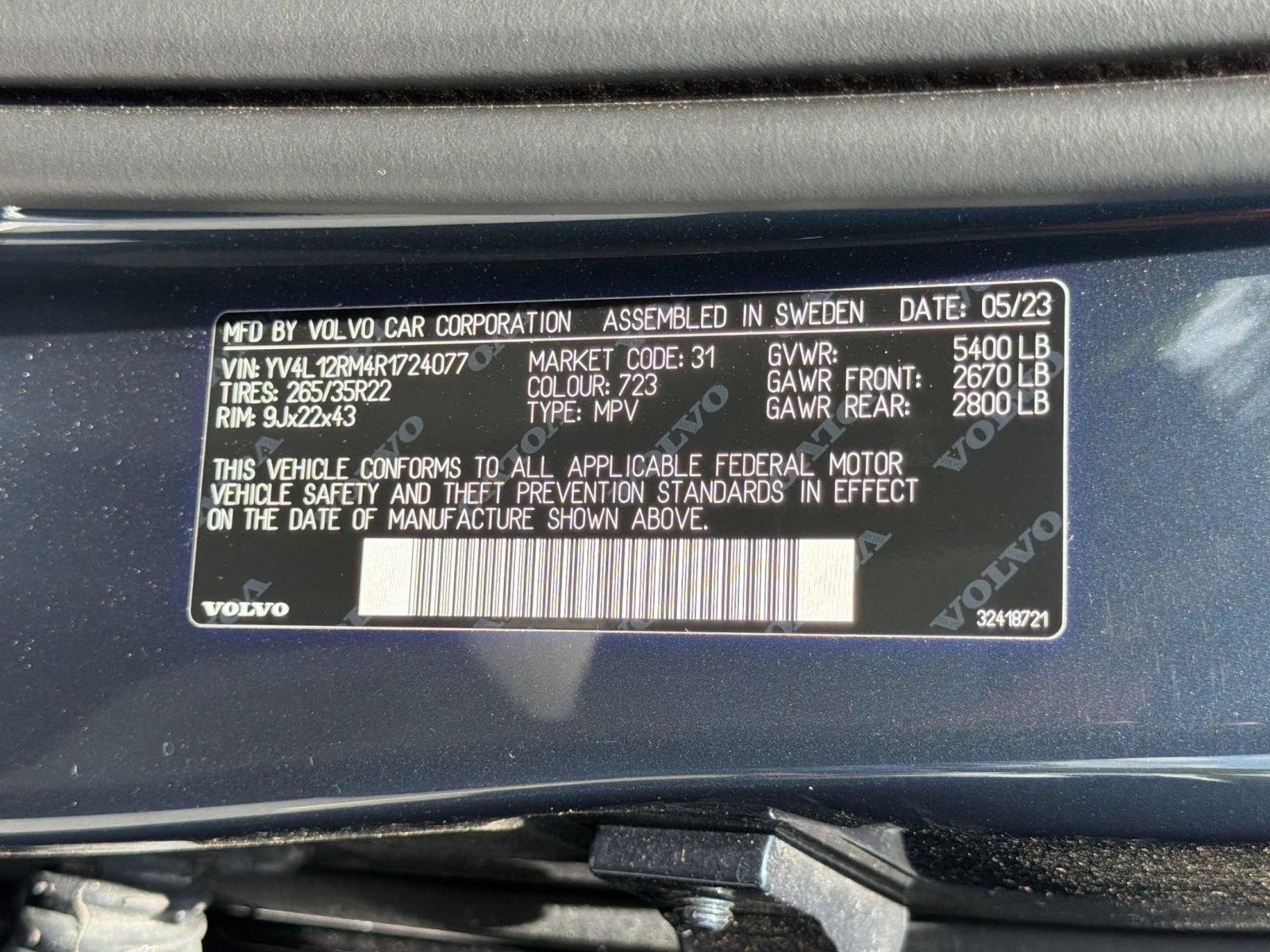Certified 2024 Volvo XC60 B5 Ultimate w/ Protection Package Premier AWD/4WD image 22