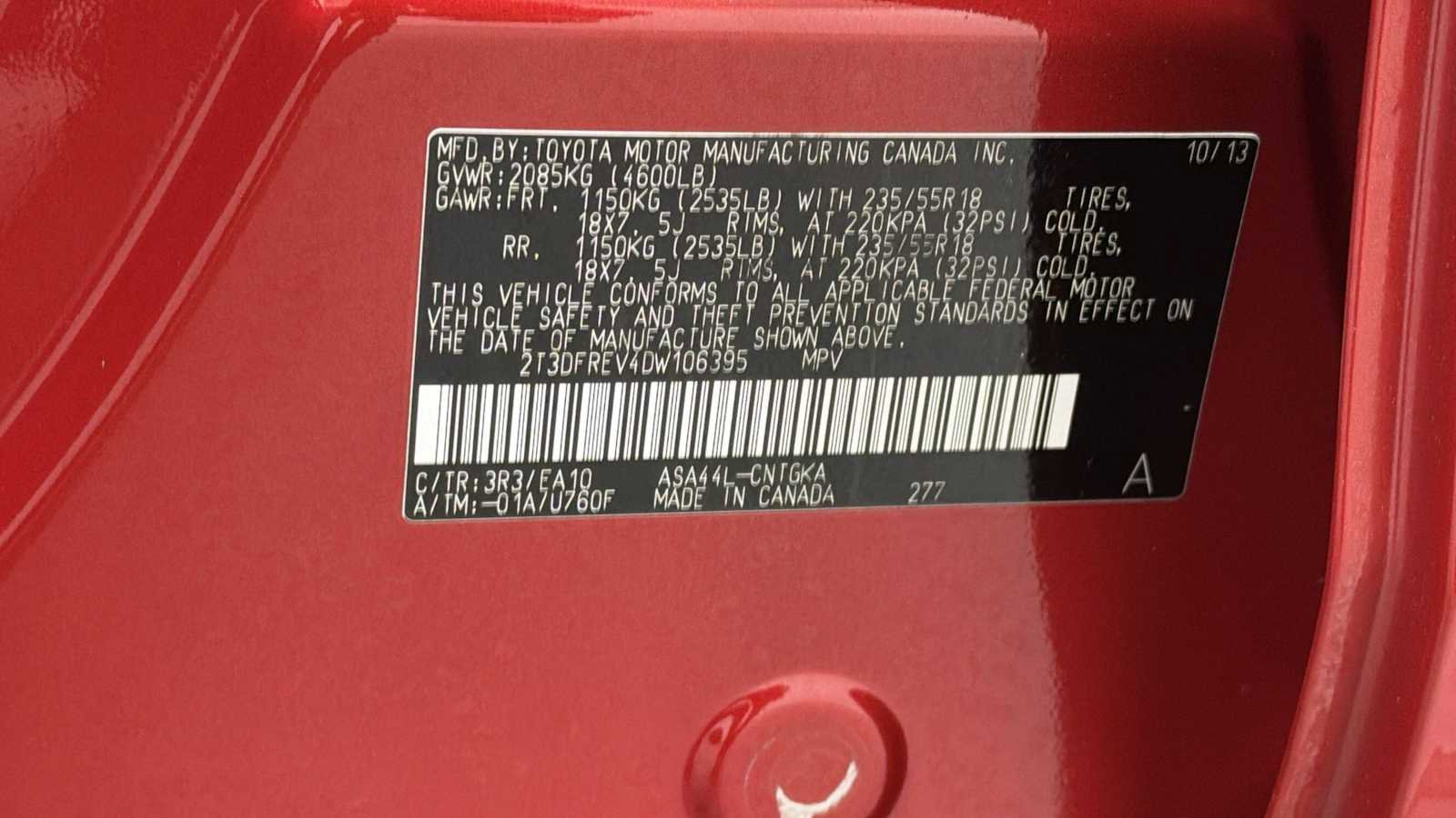 Used 2013 Toyota RAV4 Limited AWD/4WD image 11