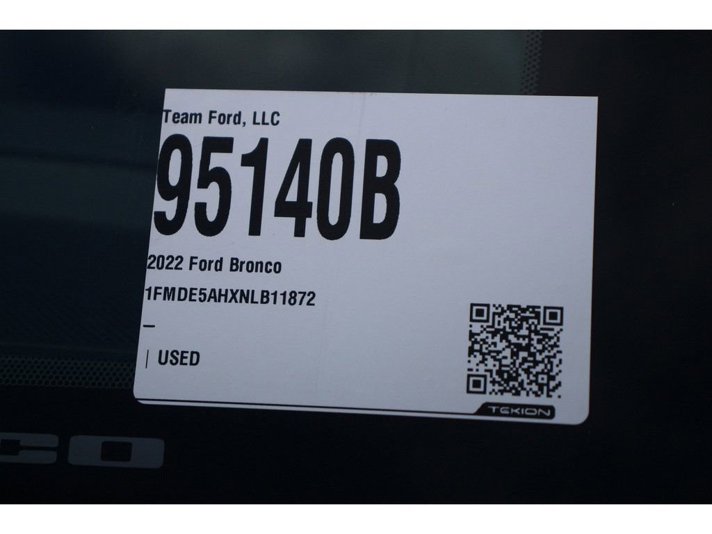 Used 2022 Ford Bronco 2-Door image 30