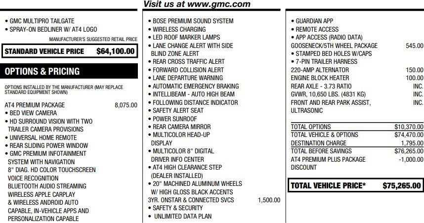 Used 2023 GMC Sierra 2500 AT4 w/ AT4 Premium Plus Package image 3