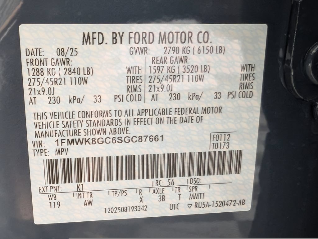 New 2025 Ford Explorer ST w/ Sun And Sound Package AWD/4WD image 18