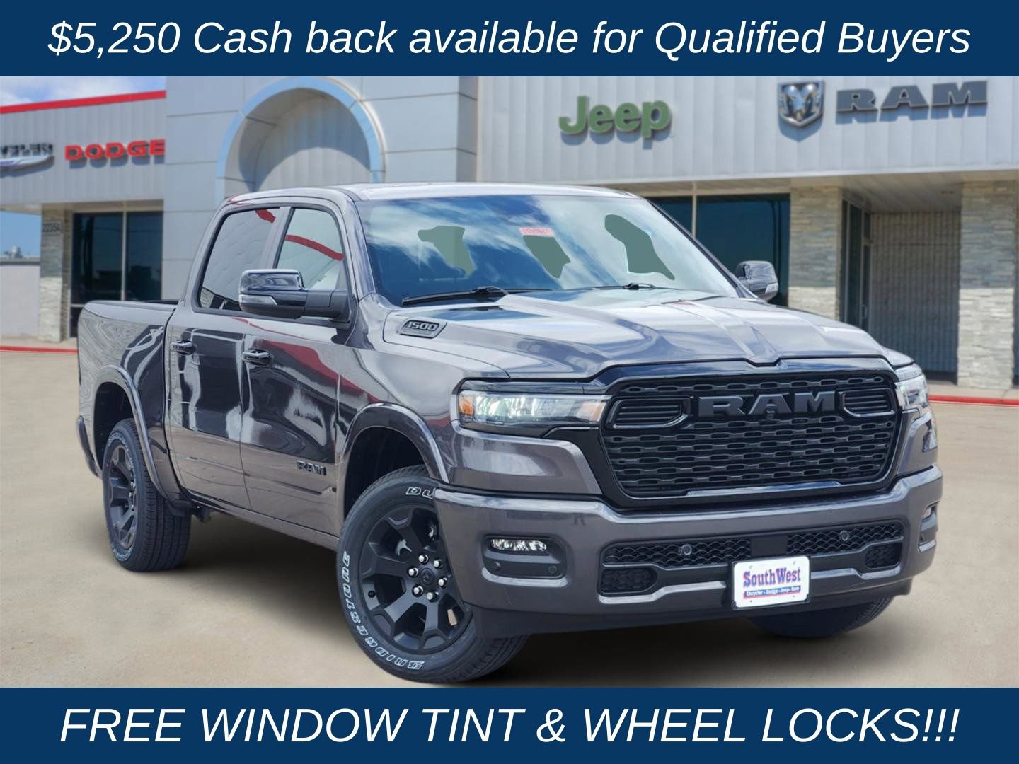 New 2026 RAM 1500 4x4 Crew Cab