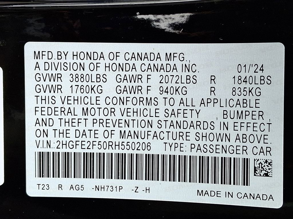 Used 2024 Honda Civic Sport image 28