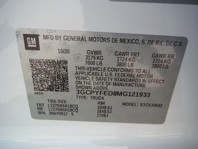 Used 2021 Chevrolet Silverado 1500 LT Trail Boss w/ Safety Package AWD/4WD image 61