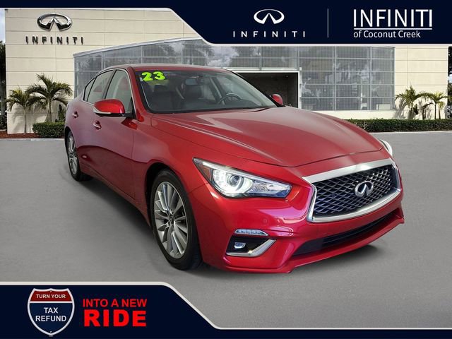 Used 2023 INFINITI Q50 Luxe w/ Cargo Package image 1