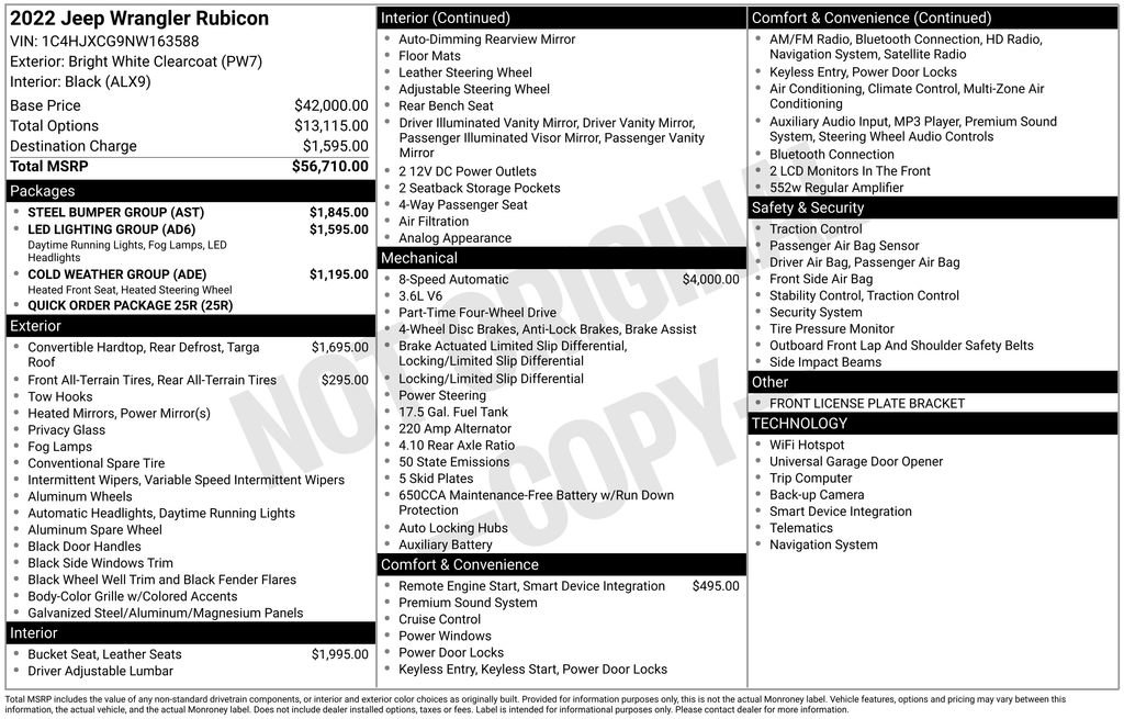 Used 2022 Jeep Wrangler Rubicon w/ Steel Bumper Group image 5