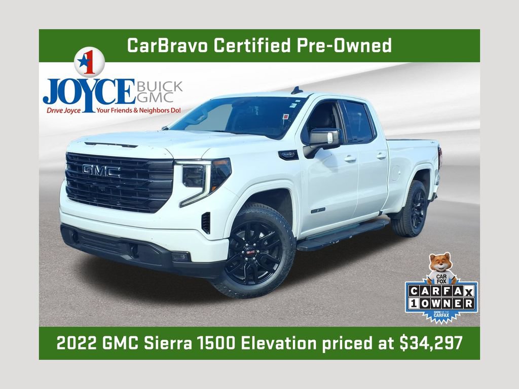 Certified 2022 GMC Sierra 1500 Elevation w/ Preferred Package