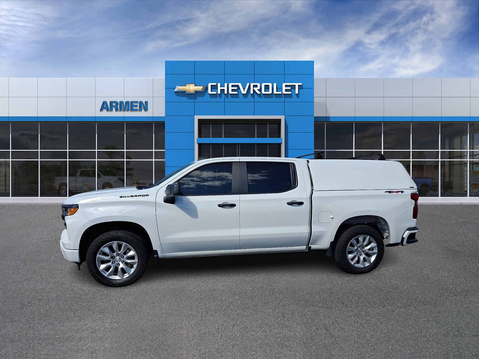 Certified 2022 Chevrolet Silverado 1500 Custom w/ LPO, Dark Essentials Package AWD/4WD image 8