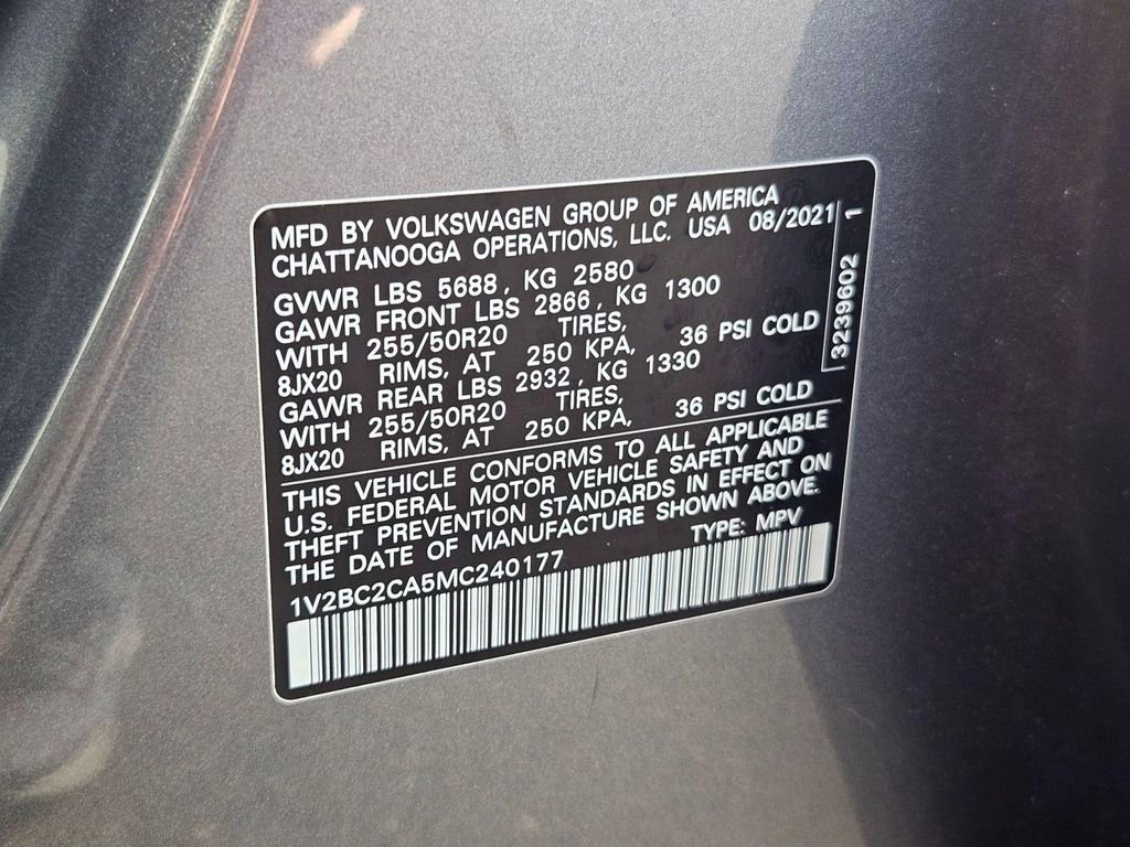 Used 2021 Volkswagen Atlas Cross Sport SEL AWD/4WD image 34