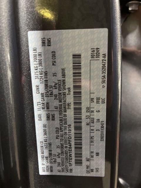 Used 2023 Ford F150 Tremor w/ Equipment Group 402A High image 30