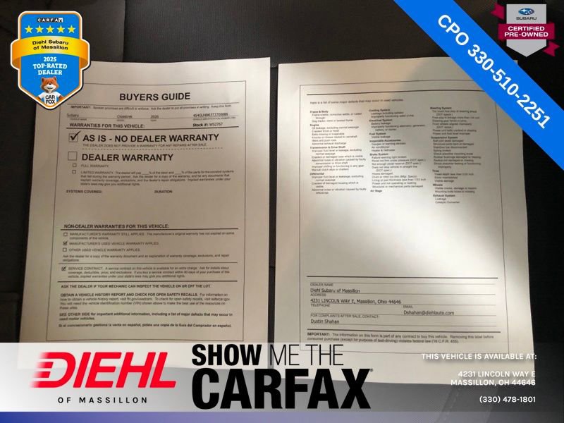 Used 2026 Subaru Crosstrek 2.5i w/ Popular Package #1A image 32
