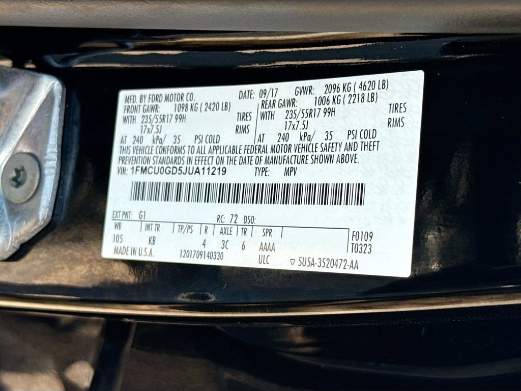 Used 2018 Ford Escape SE FWD image 34