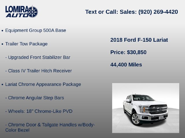 Used 2018 Ford F150 Lariat AWD/4WD image 8