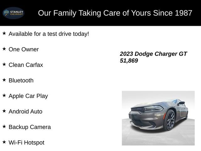 Used 2023 Dodge Charger GT w/ Blacktop Package image 9