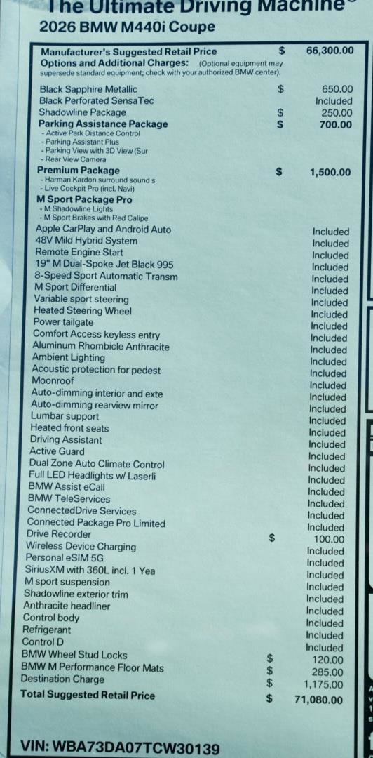 New 2026 BMW M440i Coupe w/ Premium Package image 22