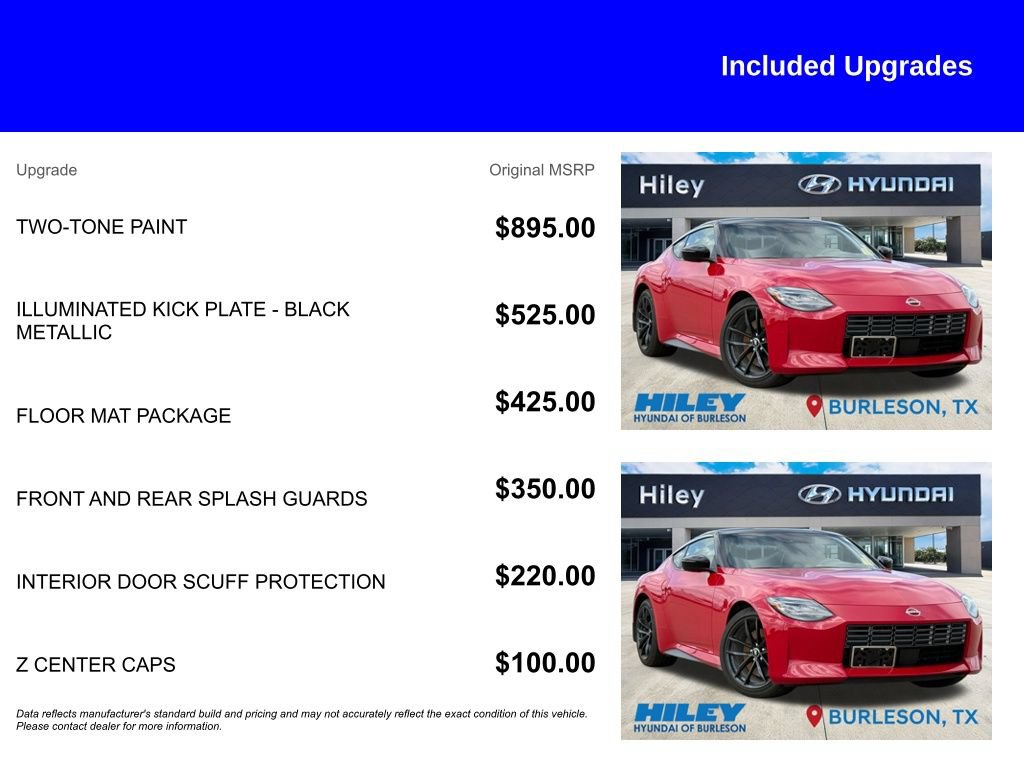 Used 2026 Nissan Z Performance w/ Floor Mat Package RWD image 5