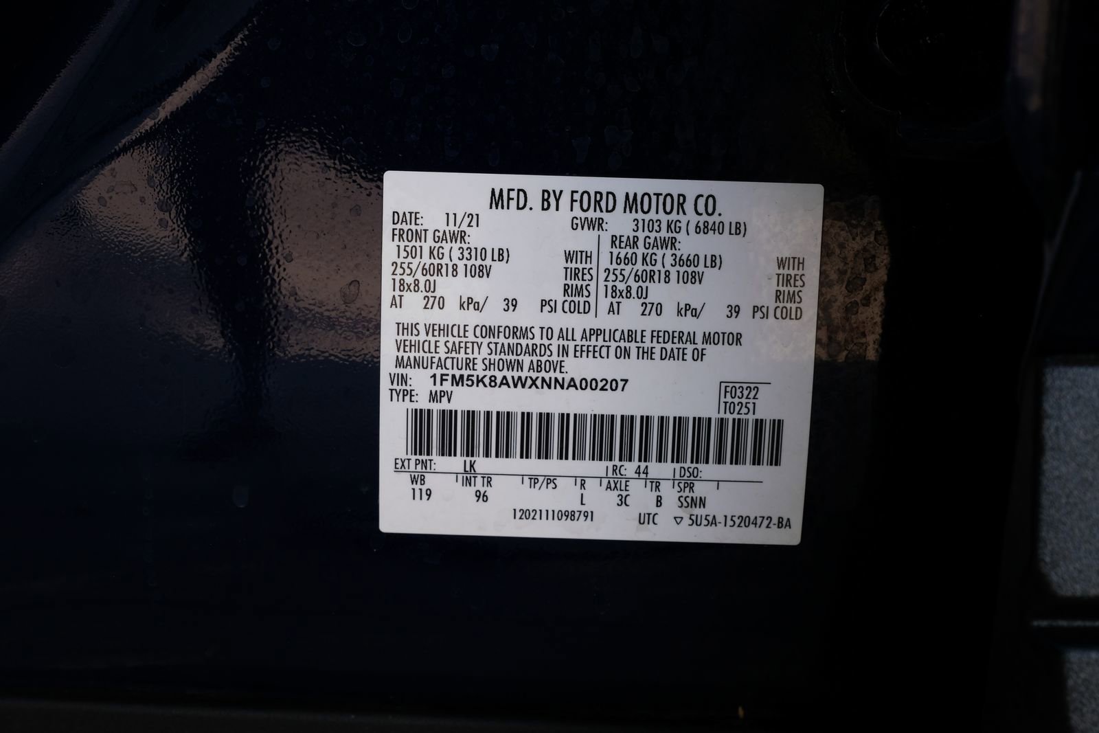 Used 2022 Ford Explorer 4WD Police Interceptor image 62