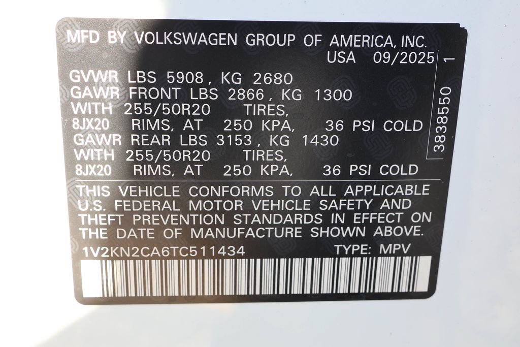 New 2026 Volkswagen Atlas SE AWD/4WD image 47