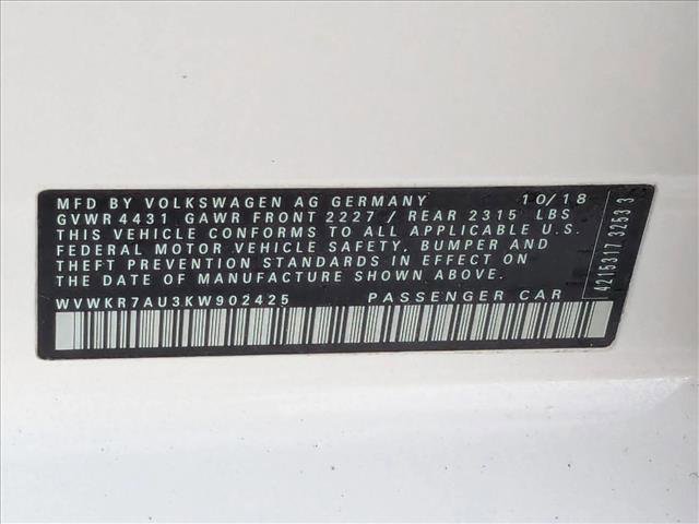 Used 2019 Volkswagen e-Golf SE w/ Driver Assistance Package image 24