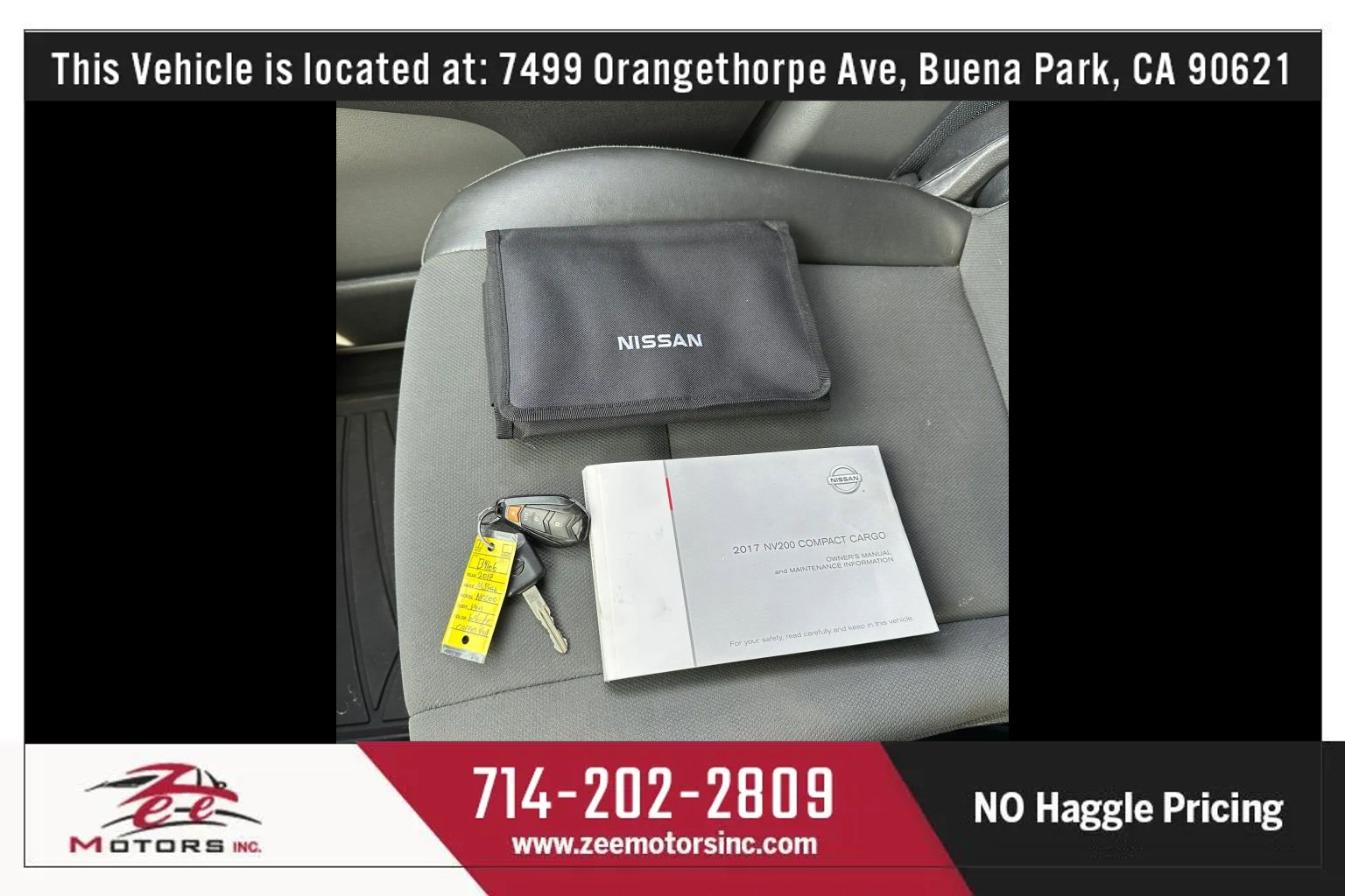 Used 2017 Nissan NV200 S w/ Back Door Glass Package image 34