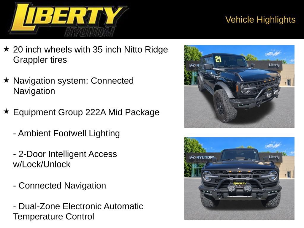 Used 2021 Ford Bronco Big Bend AWD/4WD image 9