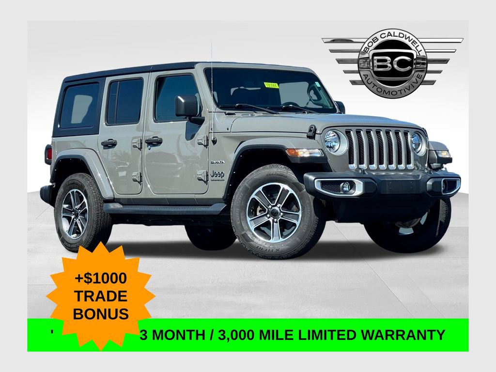 Used 2023 Jeep Wrangler Unlimited Sahara w/ Cold Weather Group