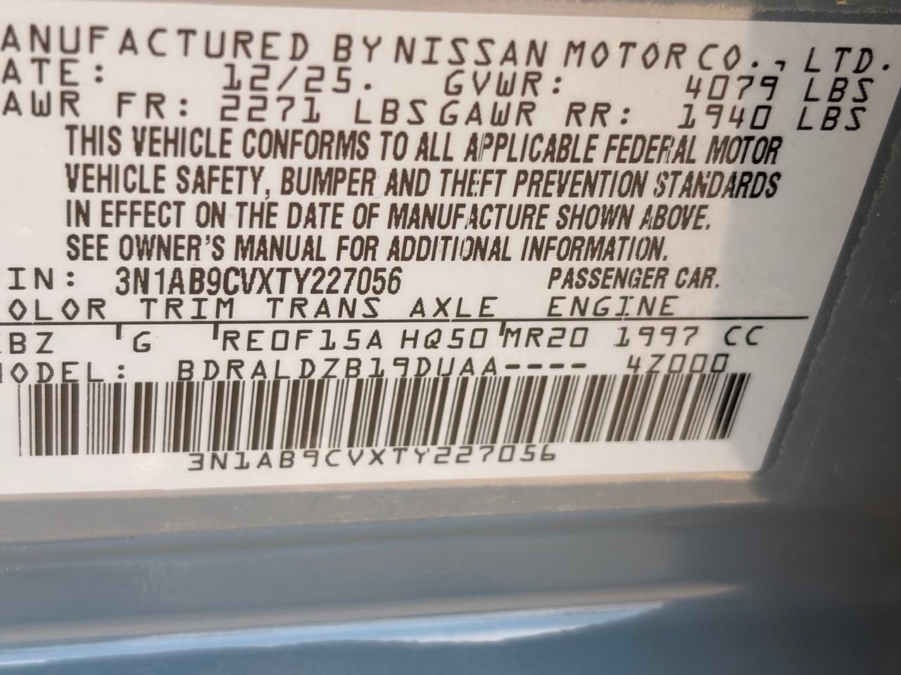 Certified 2026 Nissan Sentra SV w/ Floor Mat Package FWD image 35