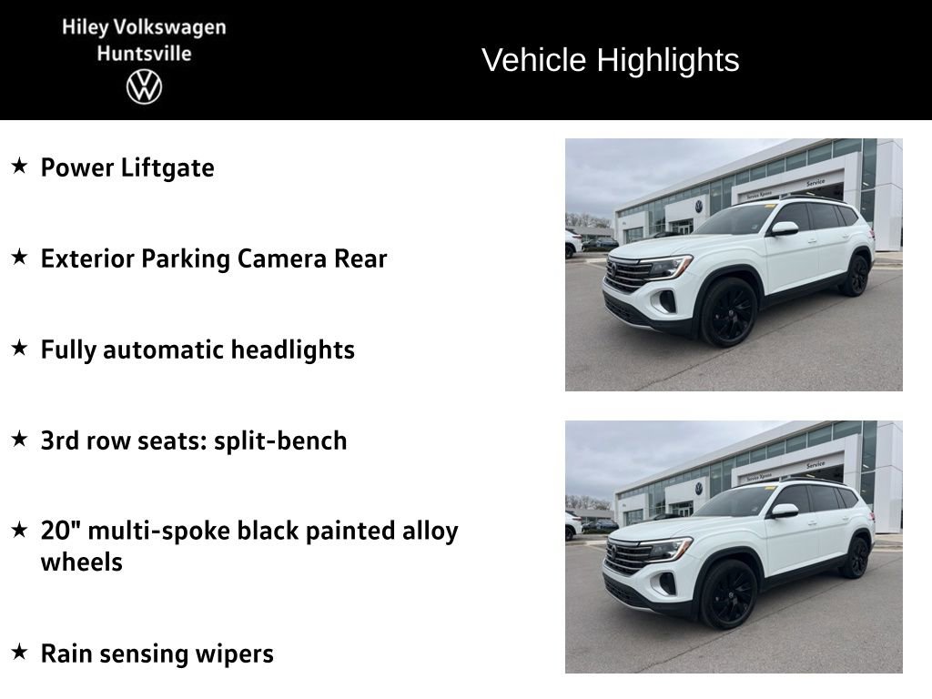 Used 2025 Volkswagen Atlas SE w/ Panoramic Sunroof Package image 13