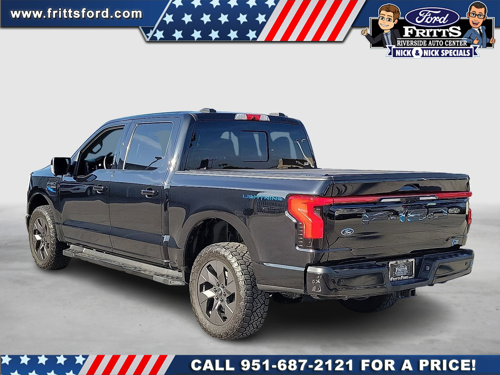 Certified 2023 Ford F150 Lightning Lariat w/ Equipment Group 511A High image 3