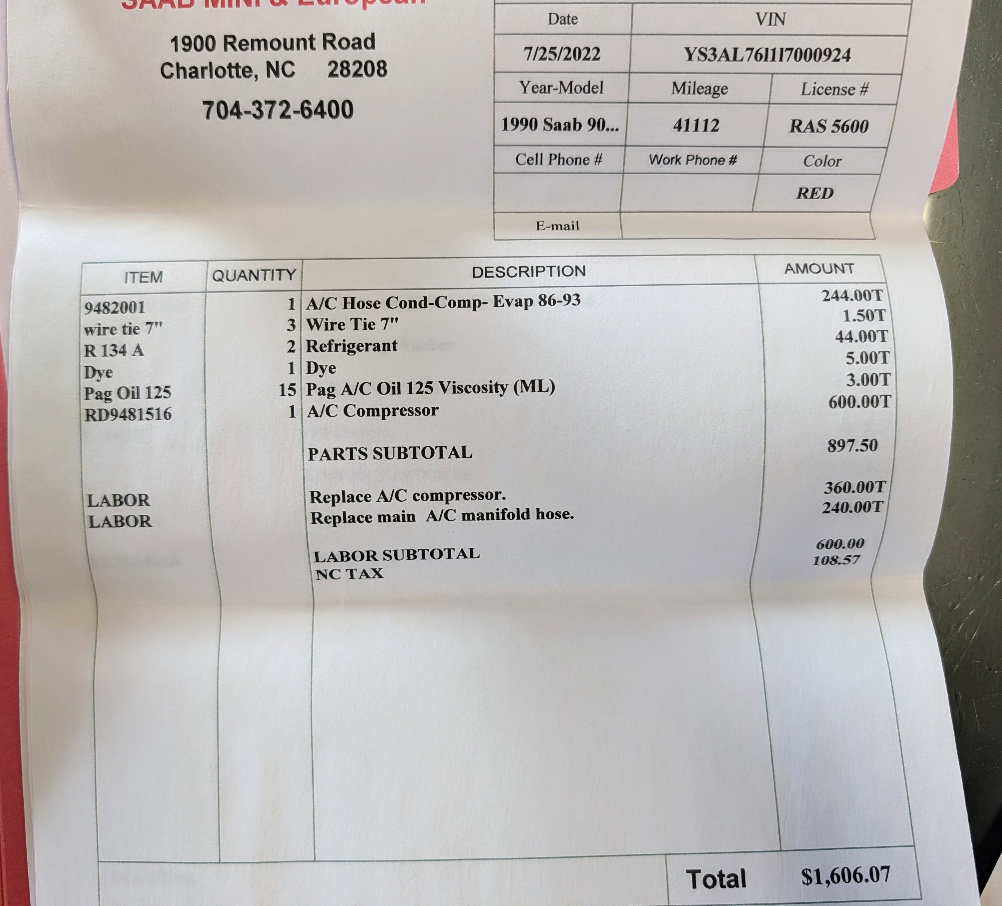 Used 1990 Saab 900 Turbo image 93