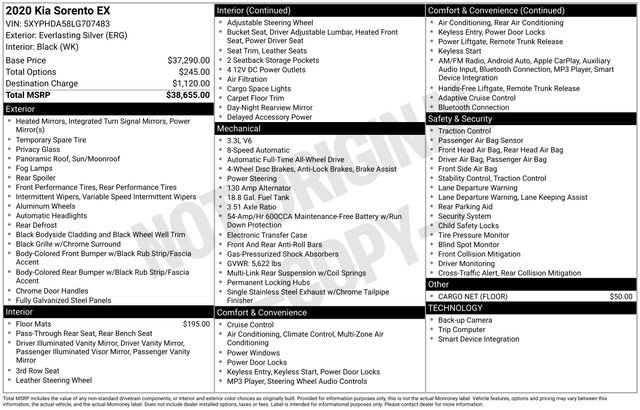 Used 2020 Kia Sorento EX image 33