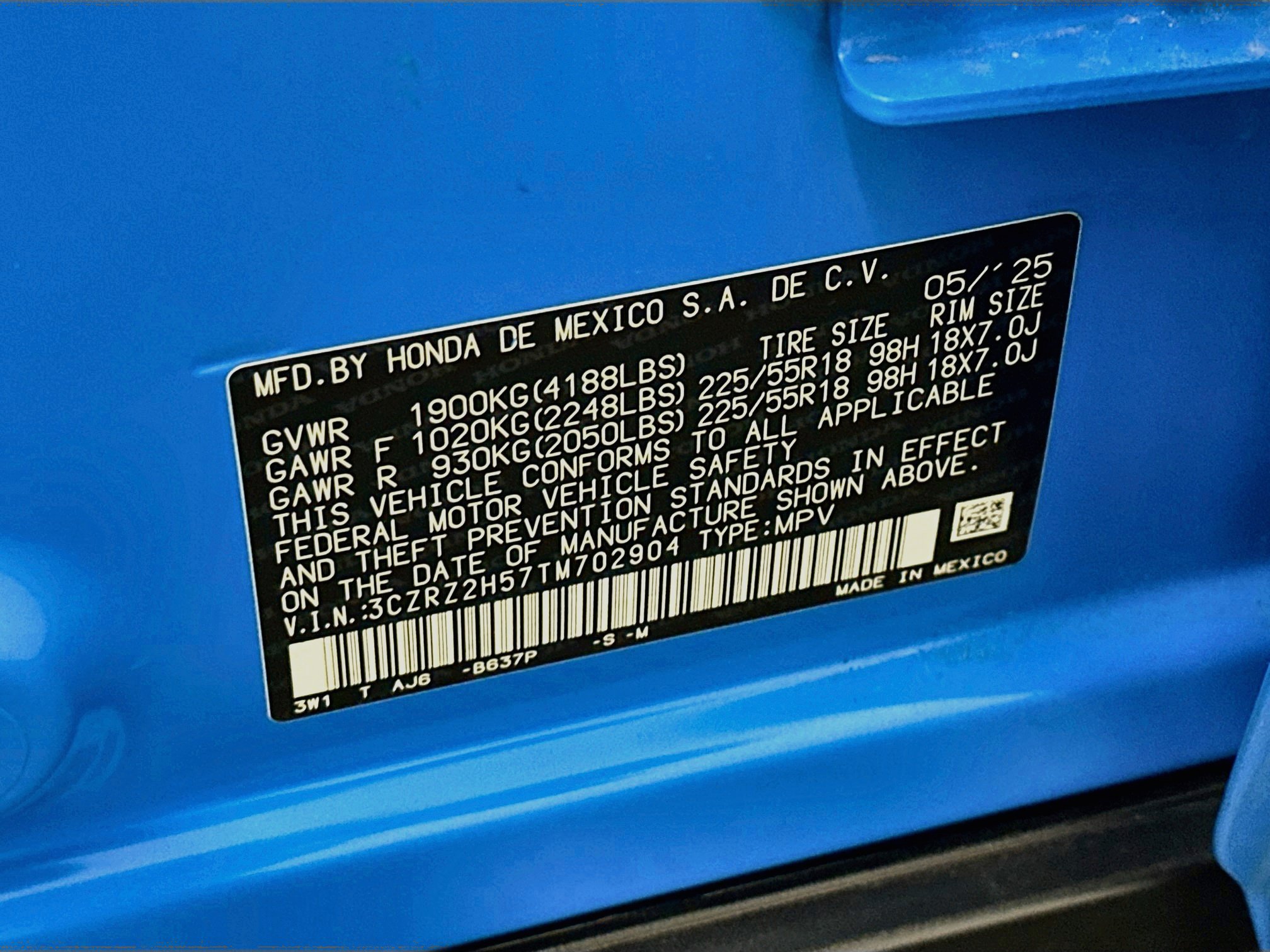 Used 2026 Honda HR-V Sport image 12
