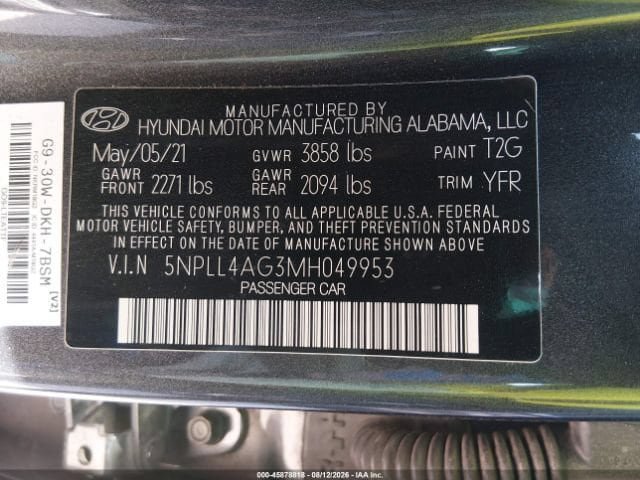 Used 2021 Hyundai Elantra SE FWD image 8