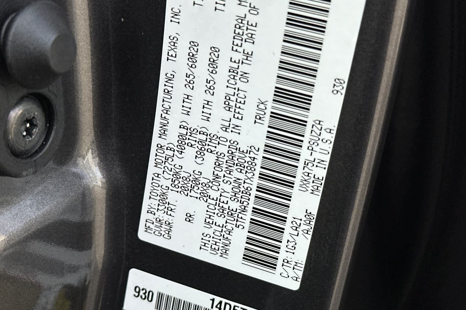 New 2026 Toyota Tundra Platinum AWD/4WD image 32
